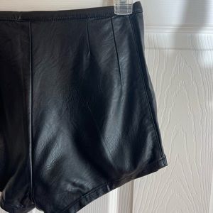 BLANKNYC Vegan Leather Shorts